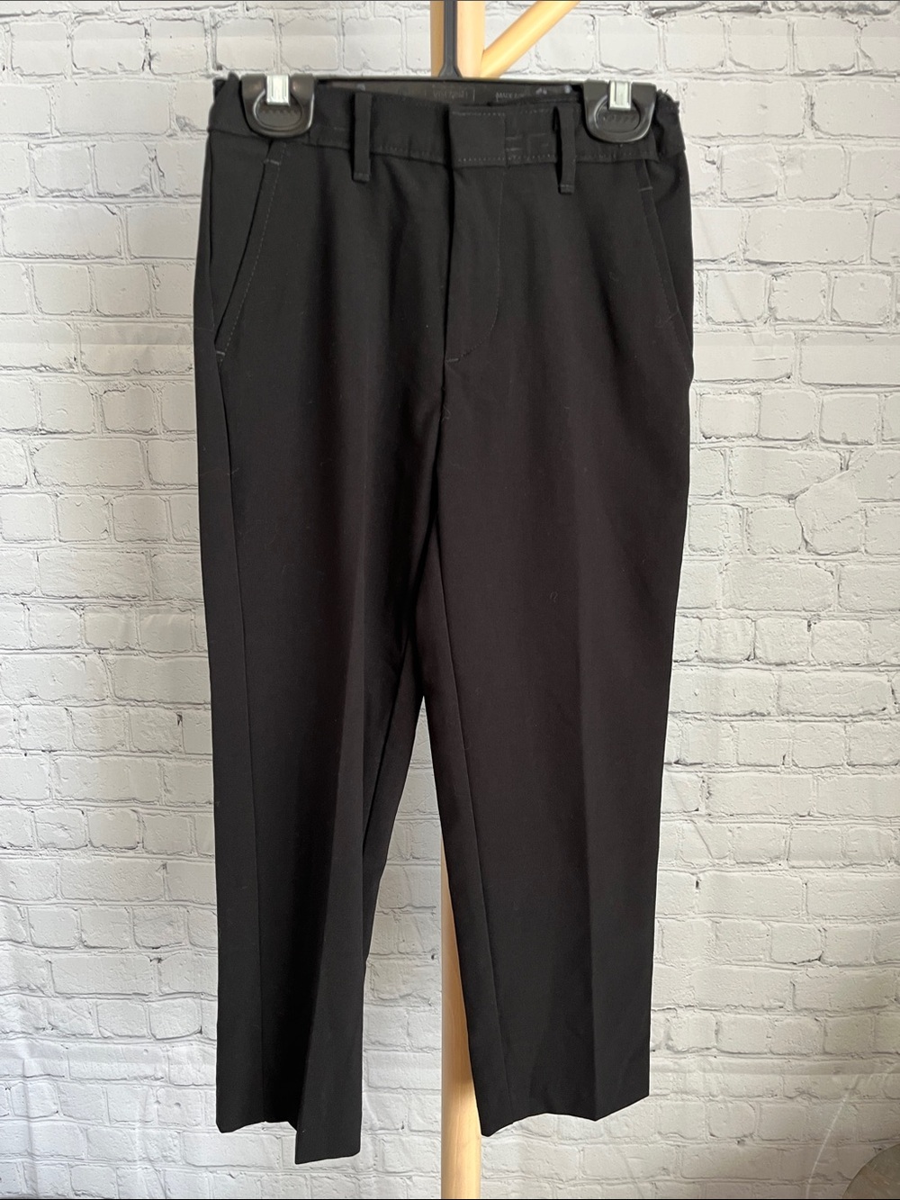⭐️⭐️PICK 5 / $20 Chaps Boys Black Tailored Straight Leg Dress Pants